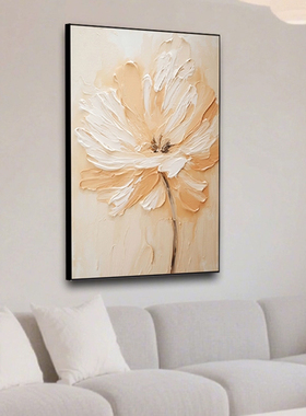 大芬村手绘花卉中古风玄关油画