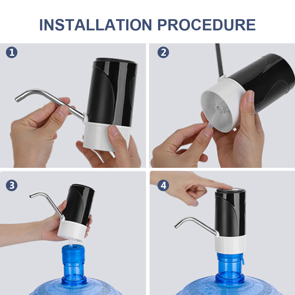 Automatic Bump for Water Bottle Electric Drinking Water Pump-图2