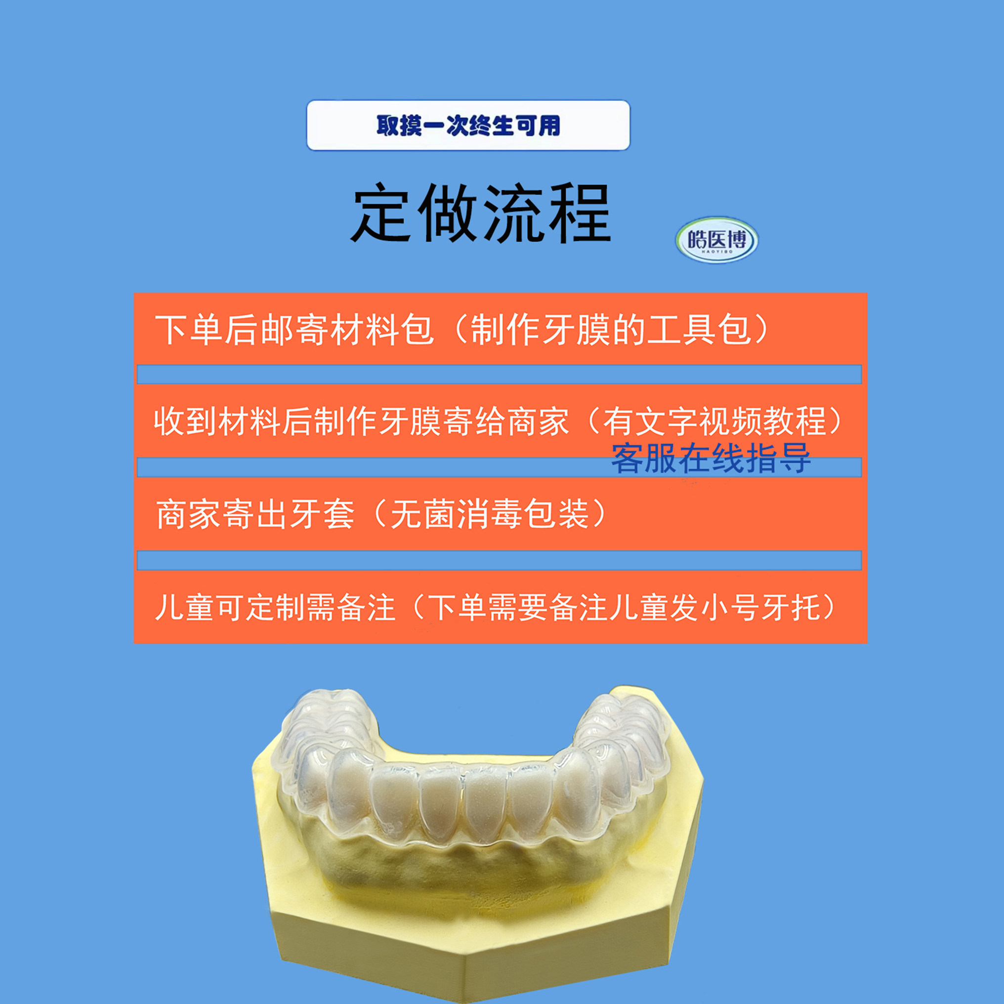 【德国材质】夜磨牙颌垫睡觉防磨牙套磨牙垫夜间防磨牙神器大人