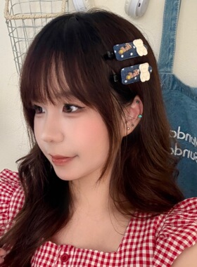 女心高颜值刘海夹边夹发夹甜美碎