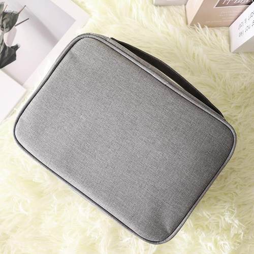 适用于于富士拍立得mini12相机收纳包大容量多用途合一防刮防磕碰大容量可调节隔板防震防压收纳手提包 - 图3