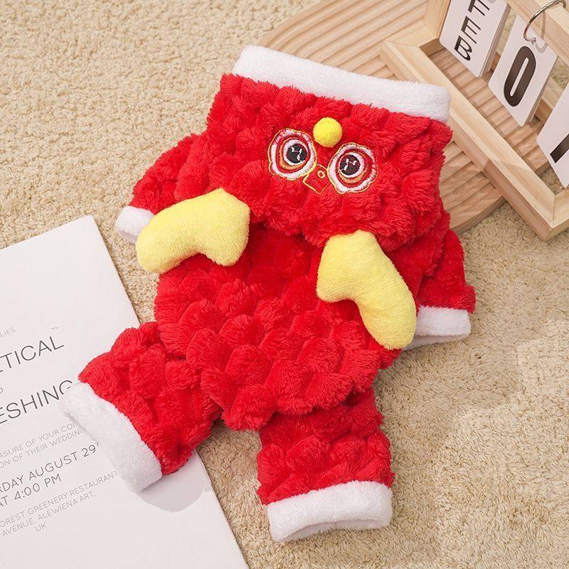 猫咪衣服拜年装冬季保暖四脚衣布偶金渐层狸花宠物小狗狗过冬棉衣,淘宝优惠券,粉丝福利购,淘宝优惠卷