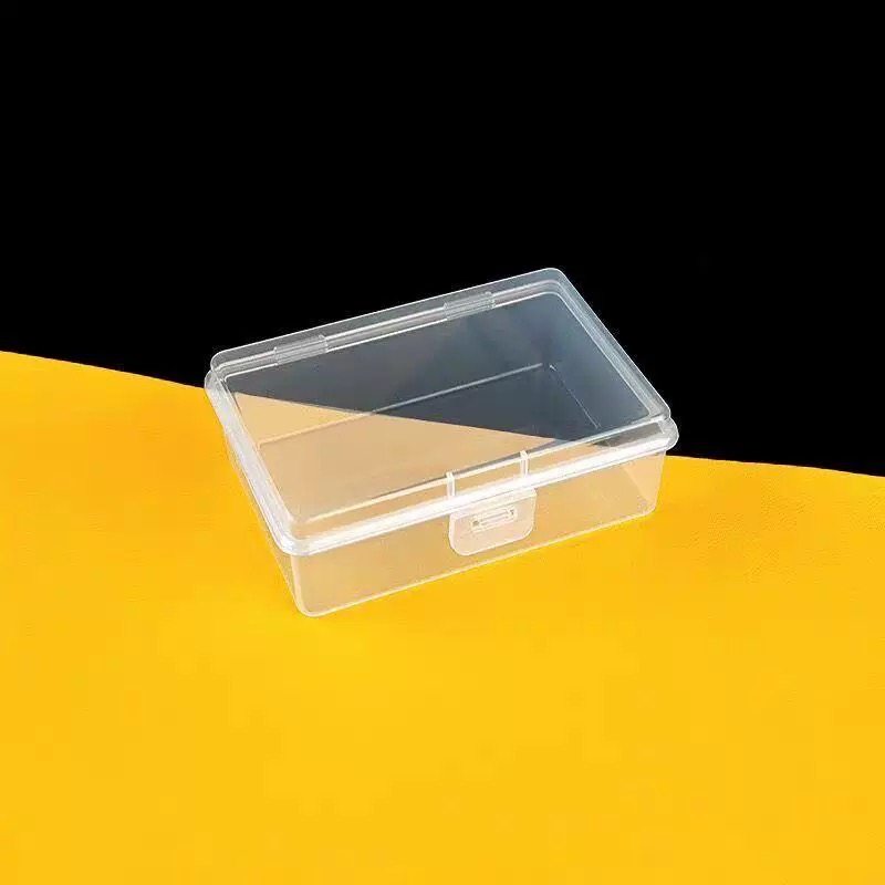 透明收纳盒卡片盒名片盒塑料长方形牙线棉签身份证桌面卡位翻盖盒,淘宝优惠券,粉丝福利购,淘宝优惠卷
