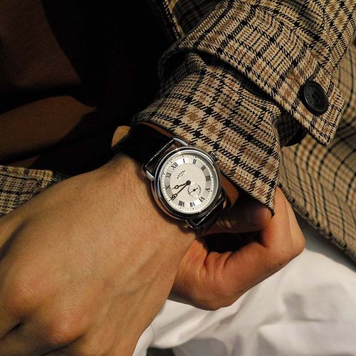 【卷福同款】英国ROTARY劳特莱男士手表复古商务石英表送圣诞礼物 - 图3