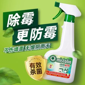 2瓶mistolin墙面除霉剂去霉斑霉菌墙体回南天墙壁发霉家用除霉剂