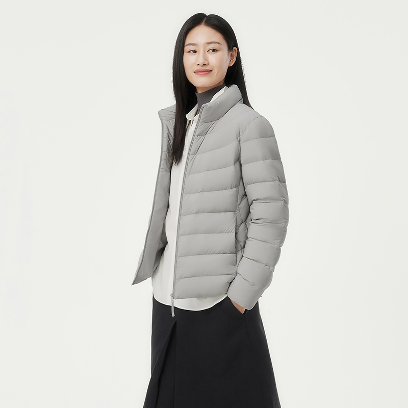 【商城同款】坦博尔轻薄羽绒服女款冬季短款时尚修身显瘦好看外套