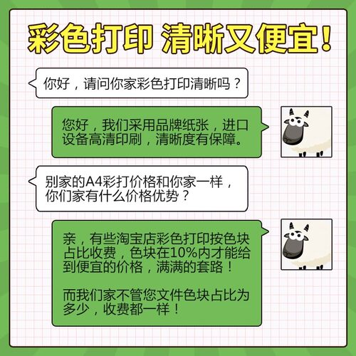 菏泽图文a4网上资料打印复印电子版b5彩色照片讲义淘宝同城铜版纸 - 图0