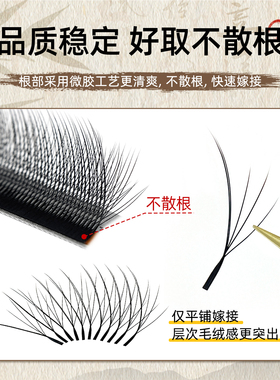 仟羽绒朵满天星仿生绒睫毛免打理