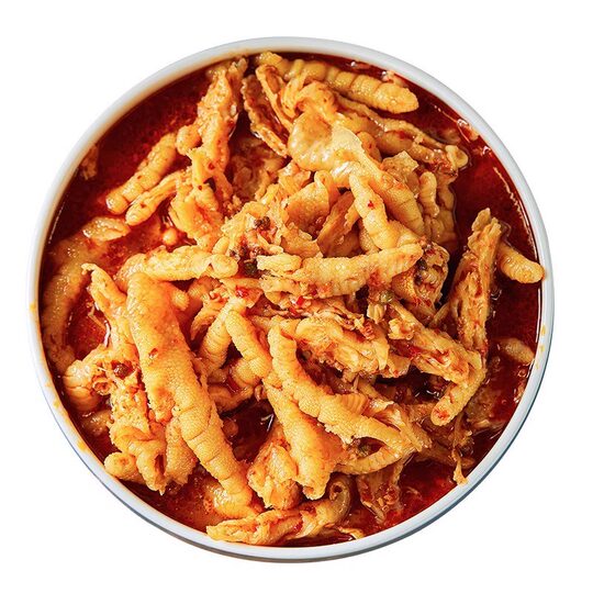 柠檬酸辣无骨鸡爪2斤装罐装网红零食卤味即食小吃脱骨凤爪旗舰店