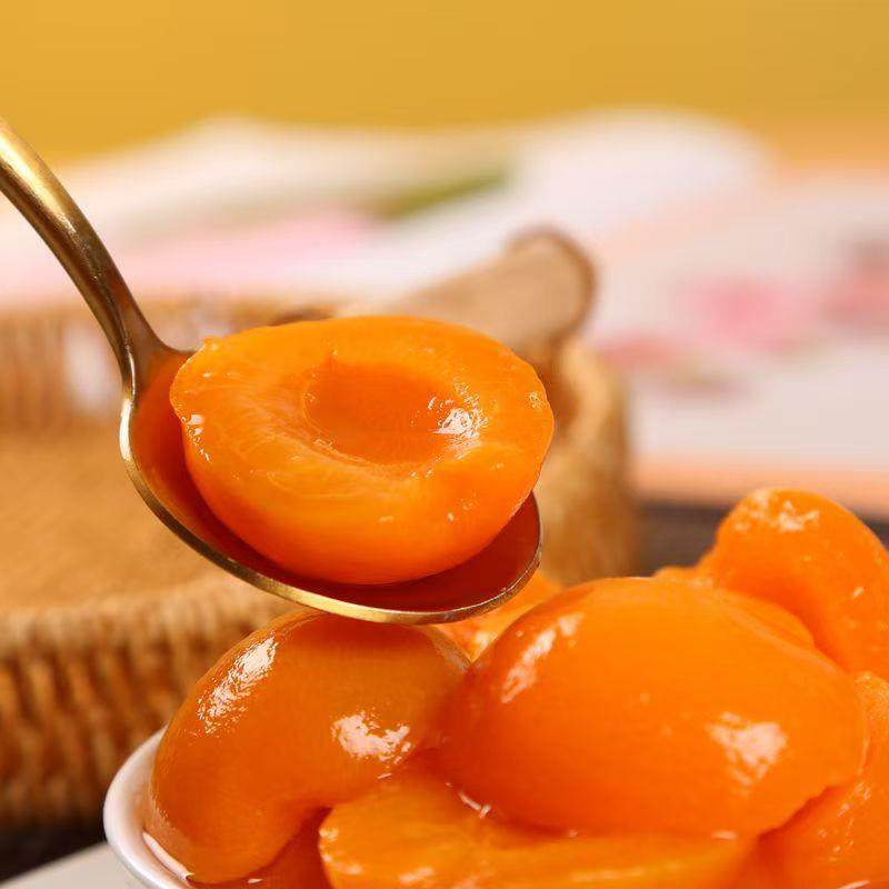 现摘新鲜甜杏罐头新日期甜杏破甜杏当季即食510g水果罐头整箱杏子,淘宝优惠券,粉丝福利购,淘宝优惠卷