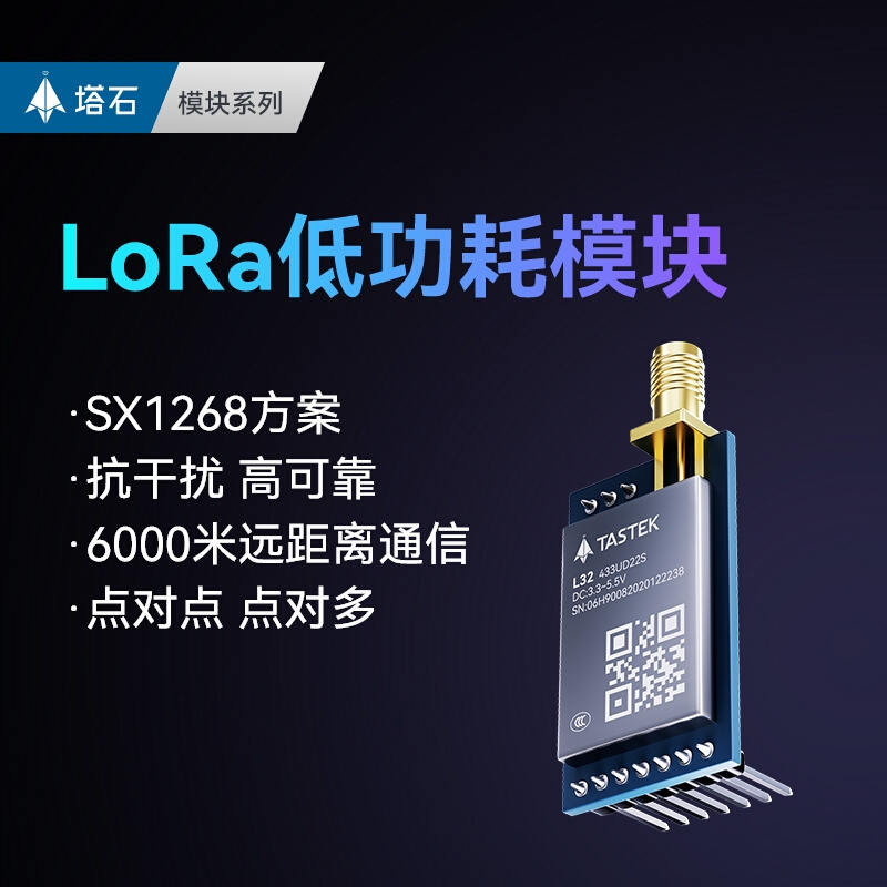 lora4模块33mHZ无线数传3500米点对点uart串口通信低功耗支持广播 - 图0