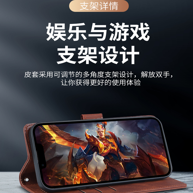 适用OPPOReno3Pro手机壳OPPO翻盖Reno双面OPPOReon新款0PP0Ren03Pr0全包OPPORone防摔Por5G保护套老人皮软外 - 图2