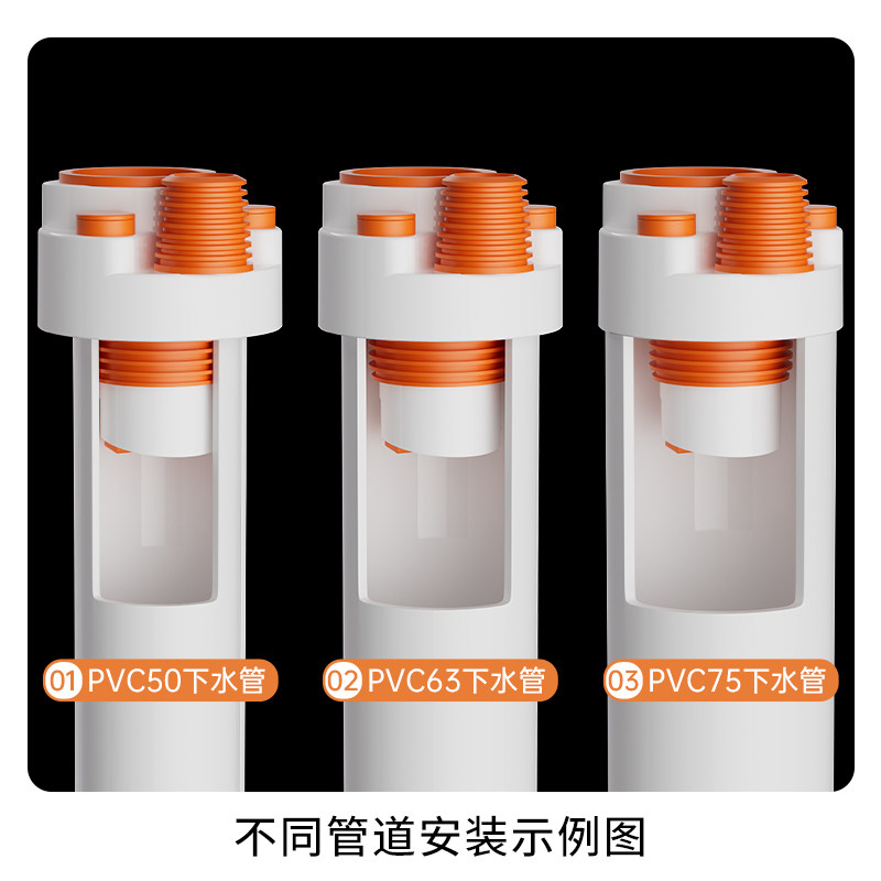 厨房洗衣机下水管三通防臭止水阀过滤器排水洗碗机净水器通用接头,淘宝优惠券,粉丝福利购,淘宝优惠卷