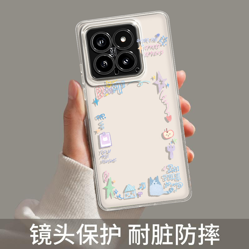 猫咪相框适用苹果17手机壳iphone16promax拍立得vivox300可放照片oppofindx9明星小卡iqooneo11一加15情侣ace - 图3