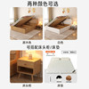 Government subsidized solid wood high box bed single 1.5m household 1.8m double bed side-opening air pressure storage bed
