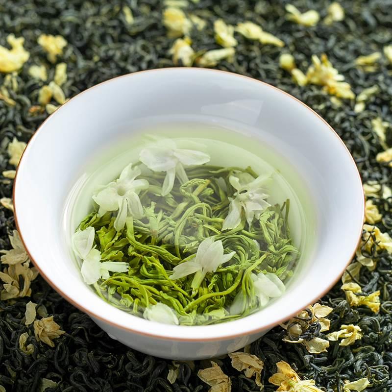 精选茉莉飘雪茉莉花茶特级浓香型2023新茶叶绿茶官方旗舰店共500g-图1