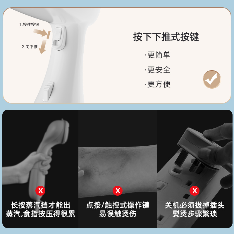 浅石手持挂烫机小型家用蒸汽熨烫机电熨斗烫衣服便携式宿舍学生