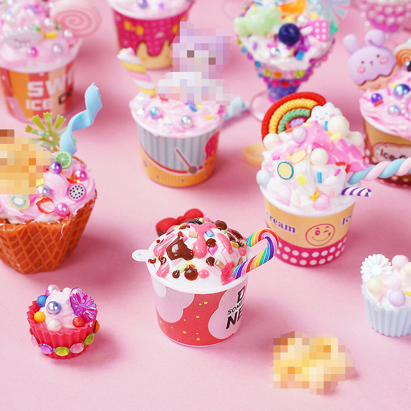 新品 女生手工diy玩具儿童冰淇淋制作材料包仿真食玩蛋糕奶油杯女,淘宝优惠券,粉丝福利购,淘宝优惠卷