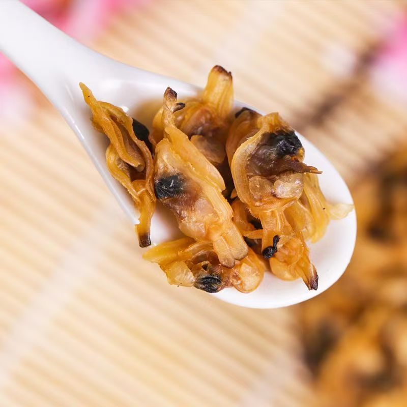 Dried scallop meat, dried clams, fresh light-dried conch, dried conch, dried snails, dried snails, seafood, wild shellfish, yellow clams