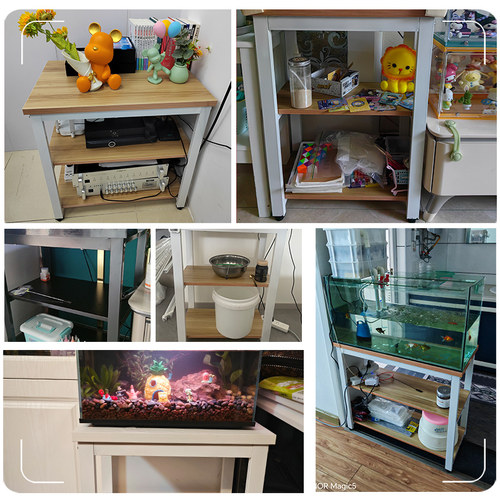 鱼缸架专用底座支架扫地机器人置物架打印机方桌电脑小桌子工作台 - 图2