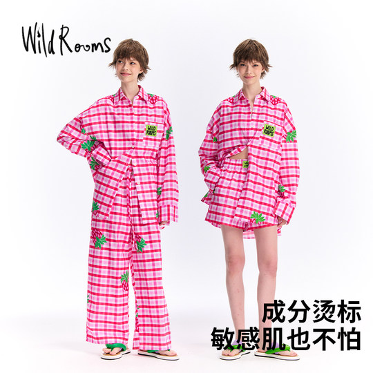 WildRooms new rainbow plaid loungewear