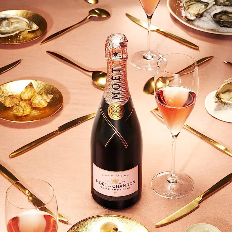 Moet & Chandon/酩悦皇室干型粉红香槟法国原瓶进口保税直发750ml - 图2