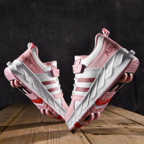 Skate Shoes Wheel Pops Children Walking Pulley Shoes Boy Storm Walking Four Rounds Girls Wheel Shoes Nets Red Storm Shoes Flight Mob