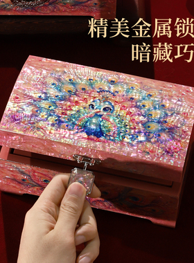 螺钿大漆贝壳首饰盒非遗工艺