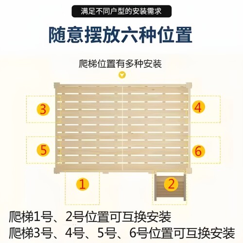 实木高架床单上层下空上床下书桌书架一体床组合床儿童书桌小户型 - 图1