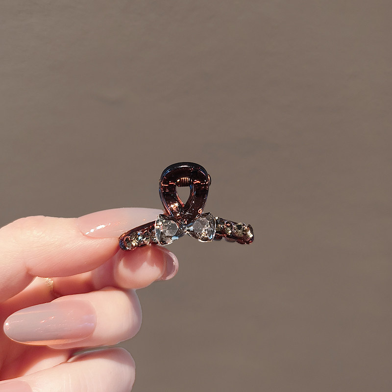 小巧气质韩系水钻蝴蝶结刘海顶夹气质百搭时尚碎发对夹高级感发夹,淘宝优惠券,粉丝福利购,淘宝优惠卷