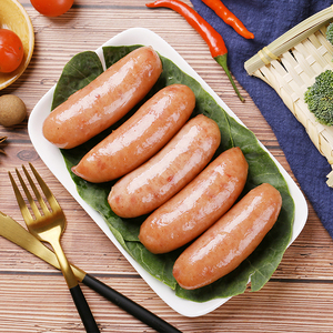 任选4件林饱饱黑胡椒烤肠火山石香肠地道肠冷冻品脆皮火腿肠早餐