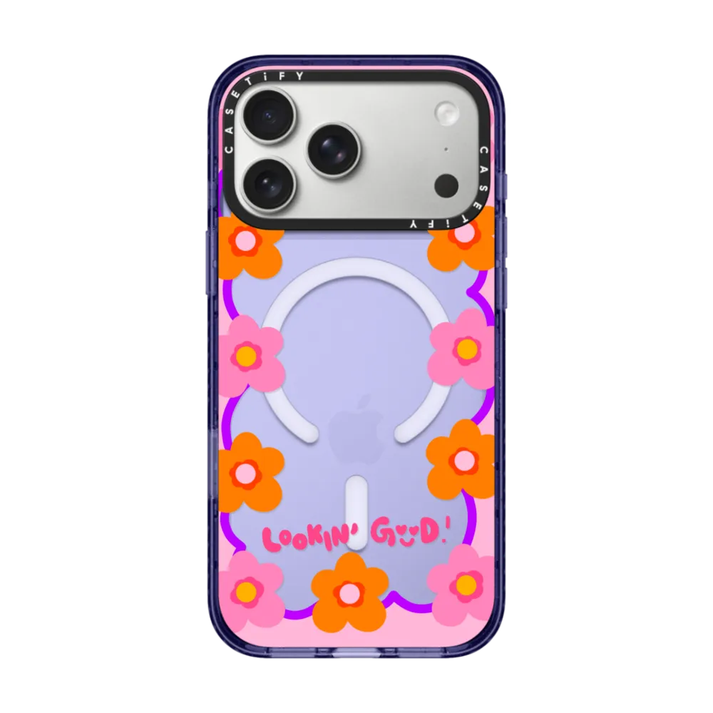 现货CASETiFY看起来很美适用于苹果iPhone17 Pro Max手机壳16/15/14磁吸镜面时尚潮牌花朵13透明防摔保护套12
