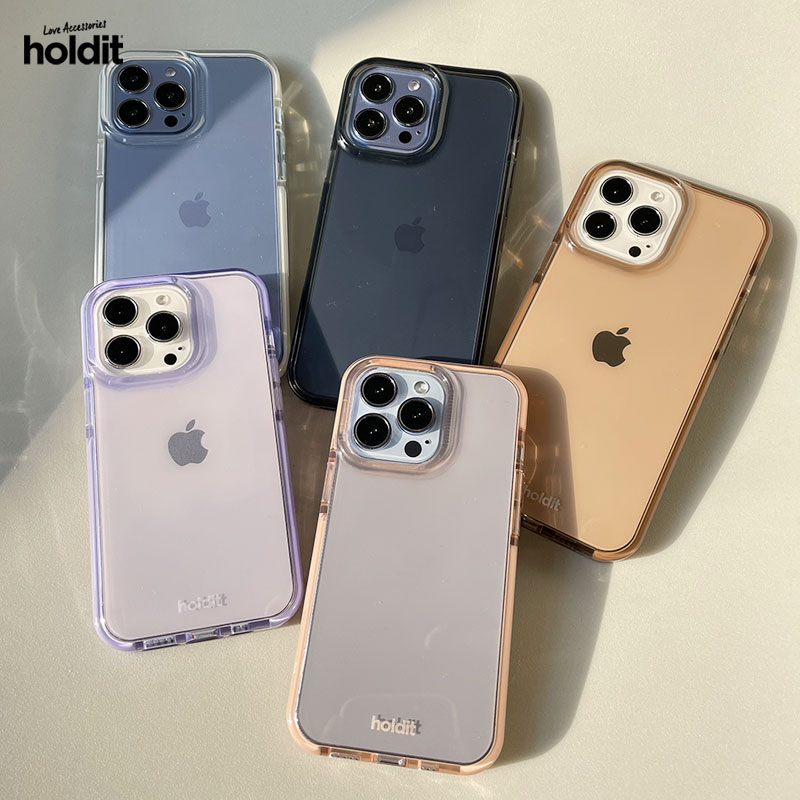 holdit不易发黄透明手机壳适用苹果iPhone14 Pro Max全包13防摔12简约软壳瑞典北欧ins风保护套小众高级感-图1