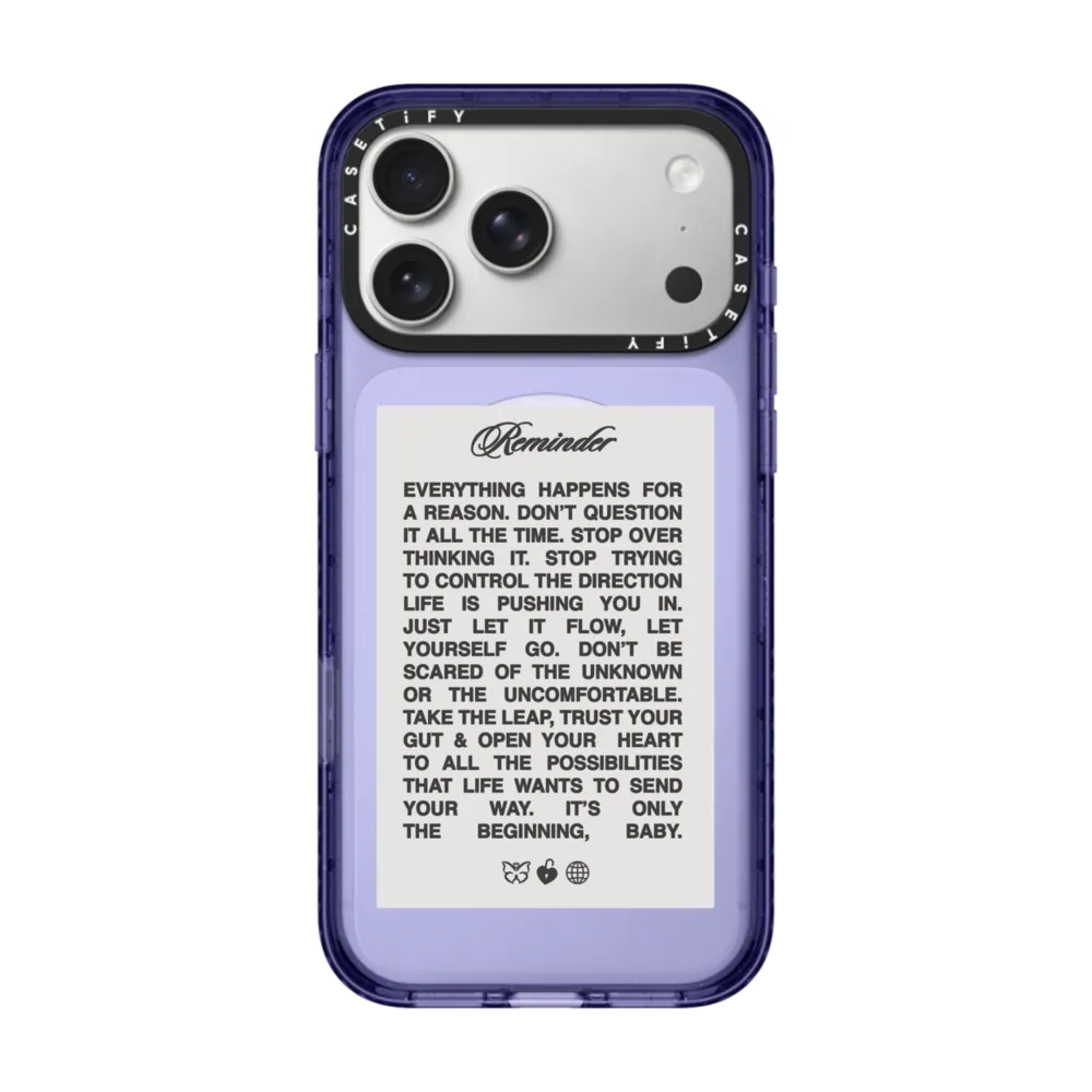 现货CASETiFY一切才刚开始适用苹果iPhone17 Pro Max磁吸手机壳16/15/14小众air简约13励志语录防摔保护套12