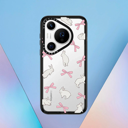 CASETiFY香港时尚潮牌透明黑色适用华为Pura P70 Pro手机壳Ultra/p70 pro+个性创意高端全包强韧防摔款保护套 - 图2