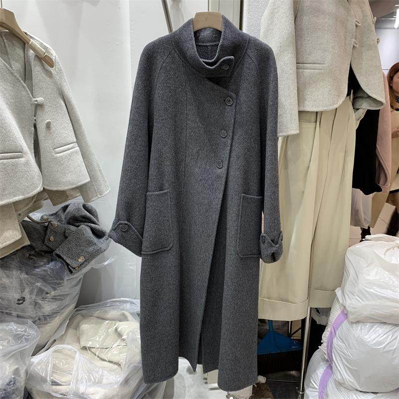 高级感时尚系带双面羊绒大衣女2025冬季新款超好看长款羊毛呢外套,淘宝优惠券,粉丝福利购,淘宝优惠卷