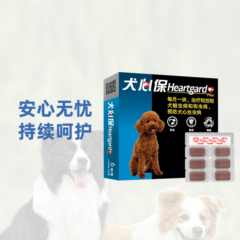 【自营】临期犬心保驱虫药小型犬体内驱虫11kg以内驱虫24年10月-图1