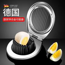 German 304 stainless steel cheeters multifunction flower-type cheppey egg salted egg divider Home Egg Slicer
