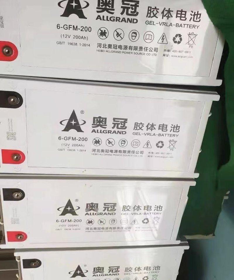 奥冠胶体蓄电池12V24AH38AH65AH100AH150AH200AH消防电源太阳能 - 图1