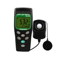 Special Price TM-209 Illuminometer Hand-held visible light illuminance measuring instrument brightness meter detector