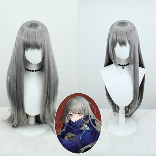 重返未来1999 柏林以东cos假发仿真头皮特调烟灰渐变发型女批发 - 图0