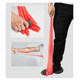 Pull back extra long latex housework gloves with one-piece flocking