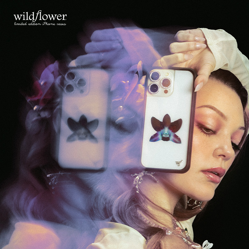 Wildflower白兰花手机壳Orchid White适用苹果iPhone16/15/14/Pro/Max硬壳全包保护套硅胶防摔个性时尚wf复古 - 图1