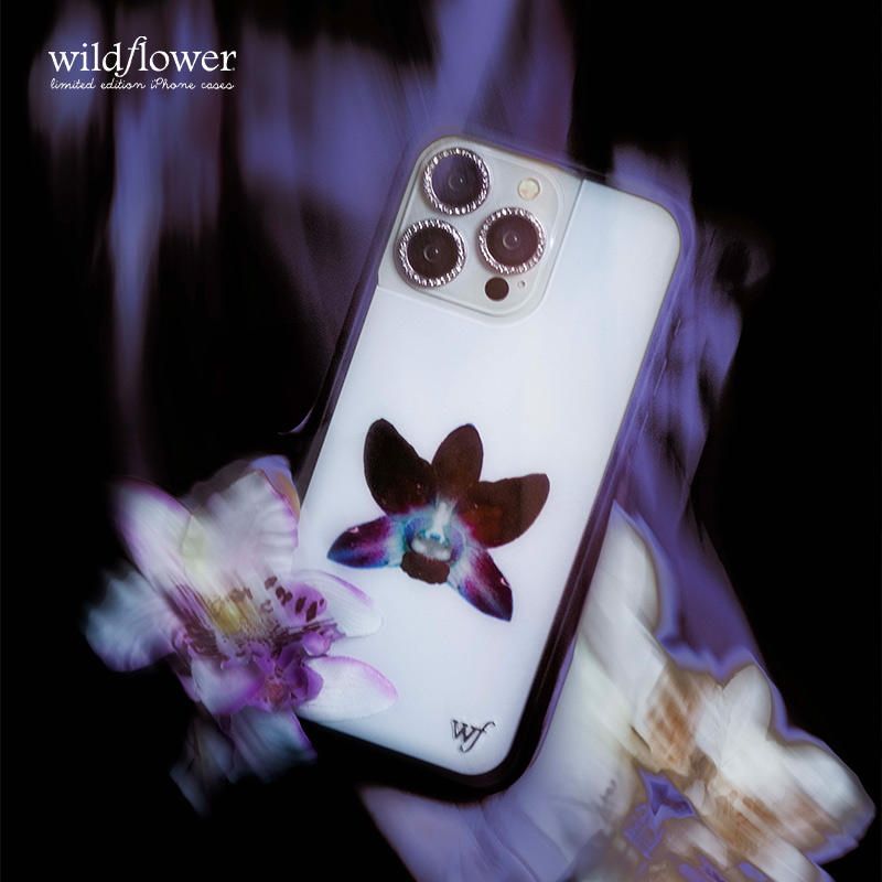Wildflower白兰花手机壳Orchid White适用苹果iPhone16/15/14/Pro/Max硬壳全包保护套硅胶防摔个性时尚wf复古 - 图0