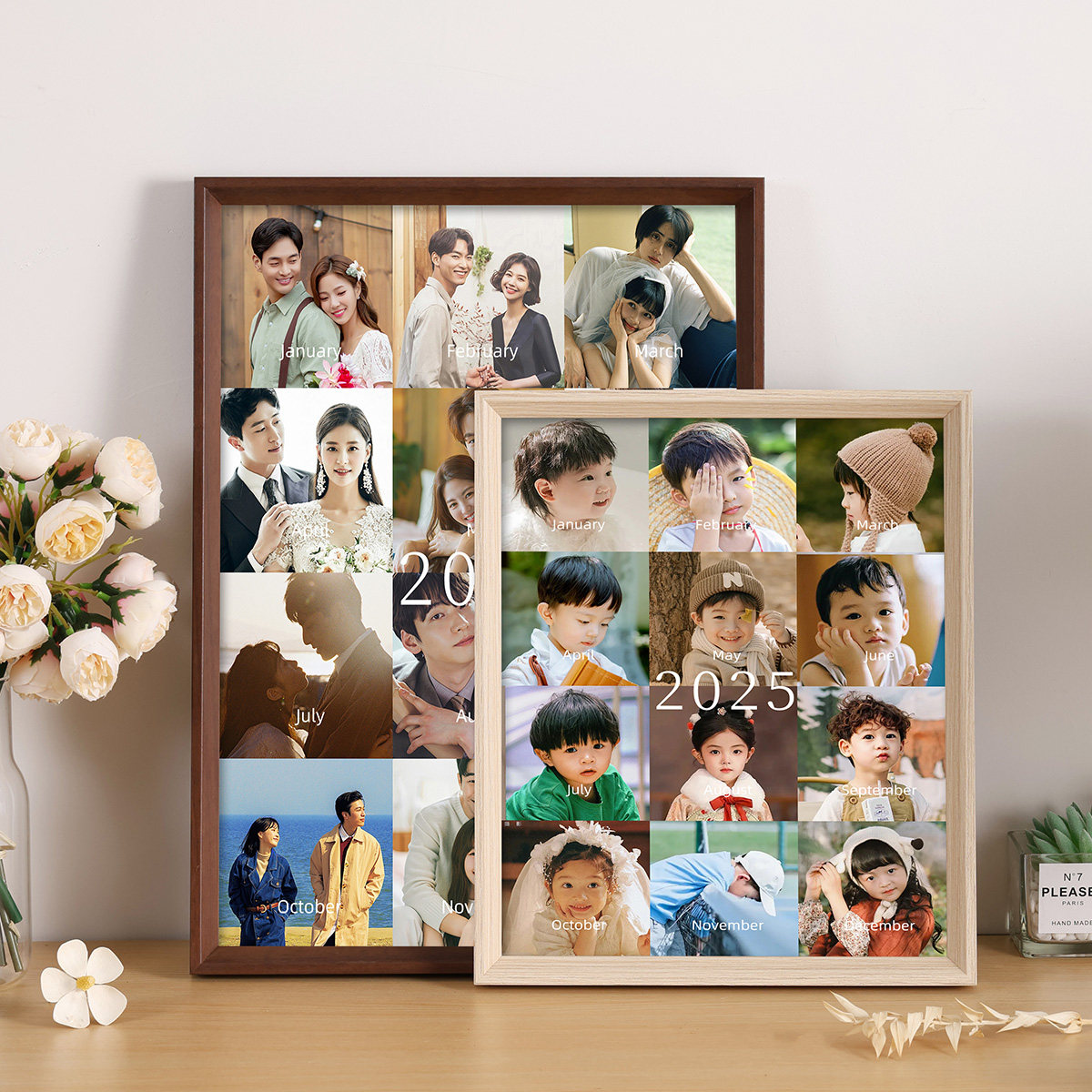 儿童宝宝成长一周岁纪念相框摆台洗照片做成相册记录定制diy礼物,淘宝优惠券,粉丝福利购,淘宝优惠卷