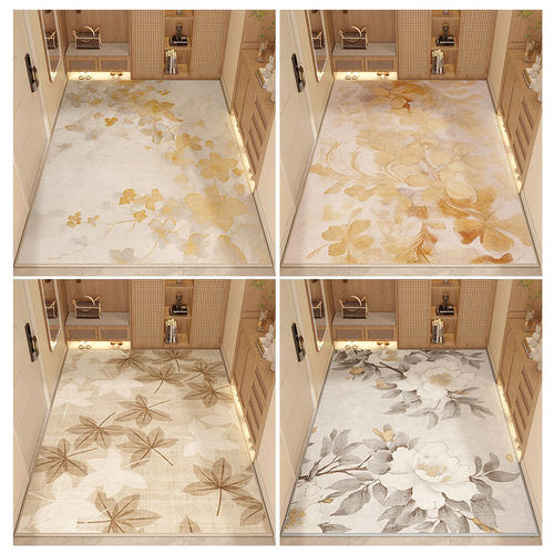 地垫入户门进门地毯门口家用门垫防滑客厅轻奢高级玄关脚垫可裁剪 - 图3