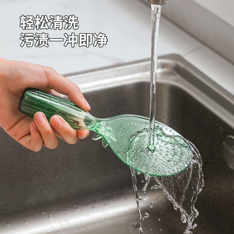 耐高温不粘米饭勺饭勺打饭勺高颜色透明饭勺子新款小怪兽饭勺 - 图1