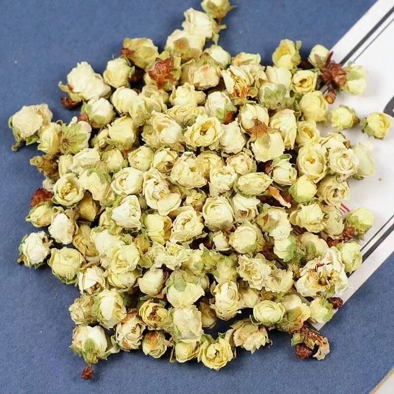 白梅花黄山正品绿萼梅梅花苞泡茶可搭配白梅花和玫瑰罐装瓶装批发