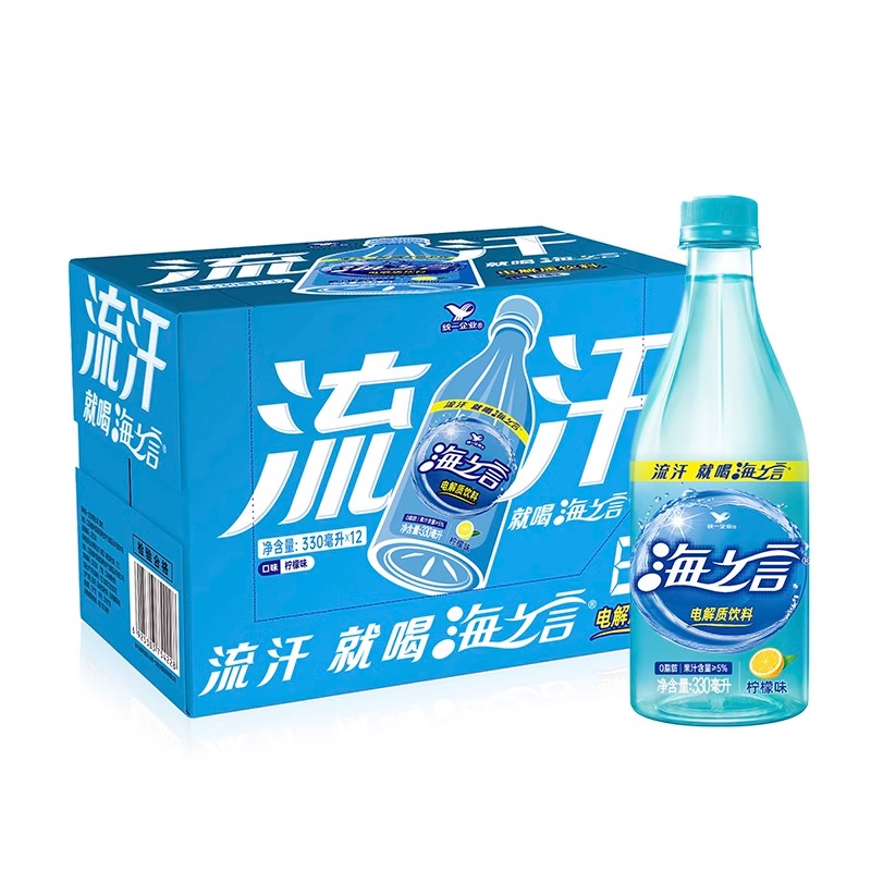 统一海之言运动功能型饮料330ml*12瓶整箱批发特价柠檬蓝莓味补水 - 图3