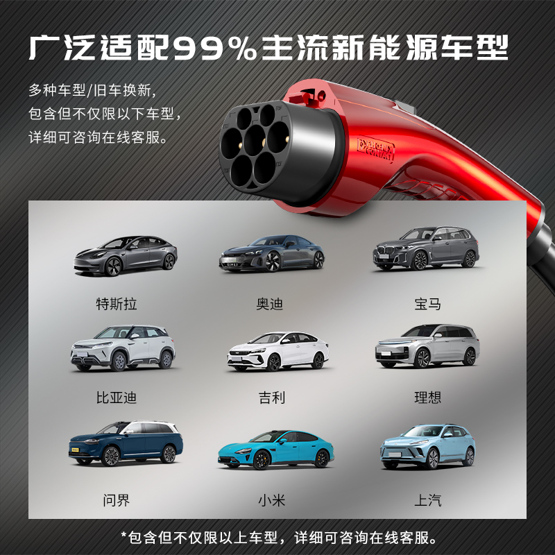 漫威钢铁侠MAKR3家用380V交流21KW充电桩适用于小米SU7YU7特斯拉 - 图2